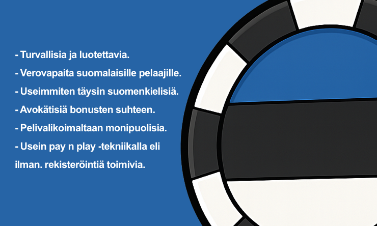 Lista syistä valita virolaiset kasinot